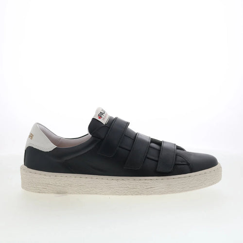 Pajar Barro 75219 Mens Black Leather Strap Lifestyle Sneakers Shoes