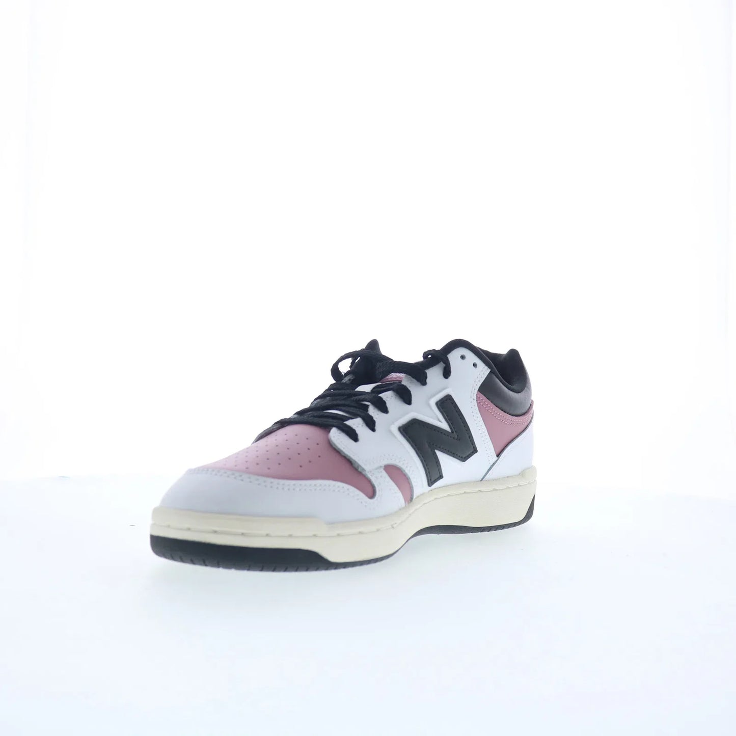 New Balance 480 BB480LTE Mens White Leather Lifestyle Sneakers Shoes