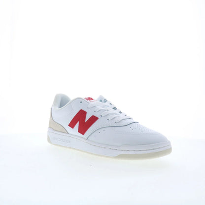 New Balance BB80 BB80RTB Mens White Leather Lace Up Lifestyle Sneakers Shoes