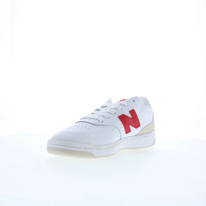 New Balance BB80 BB80RTB Mens White Leather Lace Up Lifestyle Sneakers Shoes