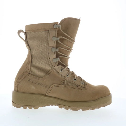 Belleville Waterproof Flight Combat Made In USA Mens Brown Wide Tactical Boots