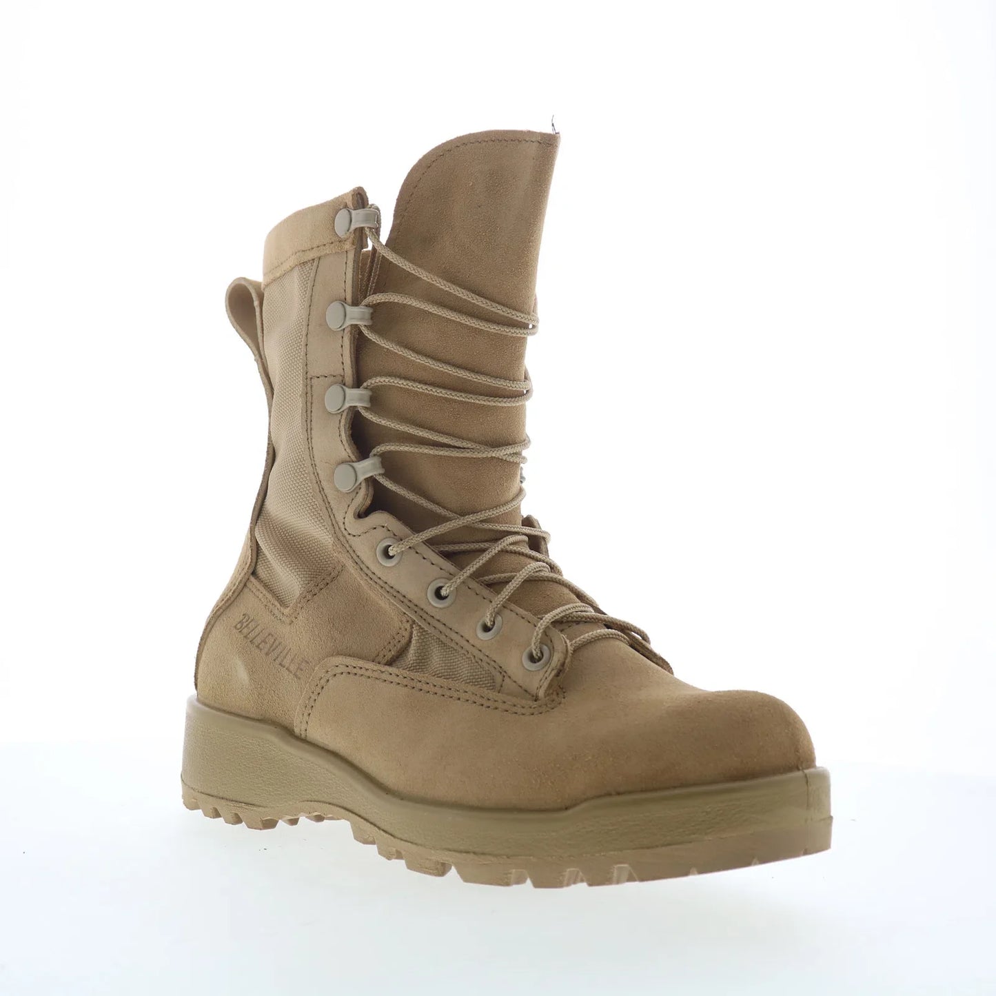 Belleville Waterproof Flight Combat Made In USA Mens Brown Wide Tactical Boots