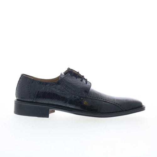 Ferrini Belly Alligator 4013 082 Mens Black Oxfords & Lace Ups Casual Shoes