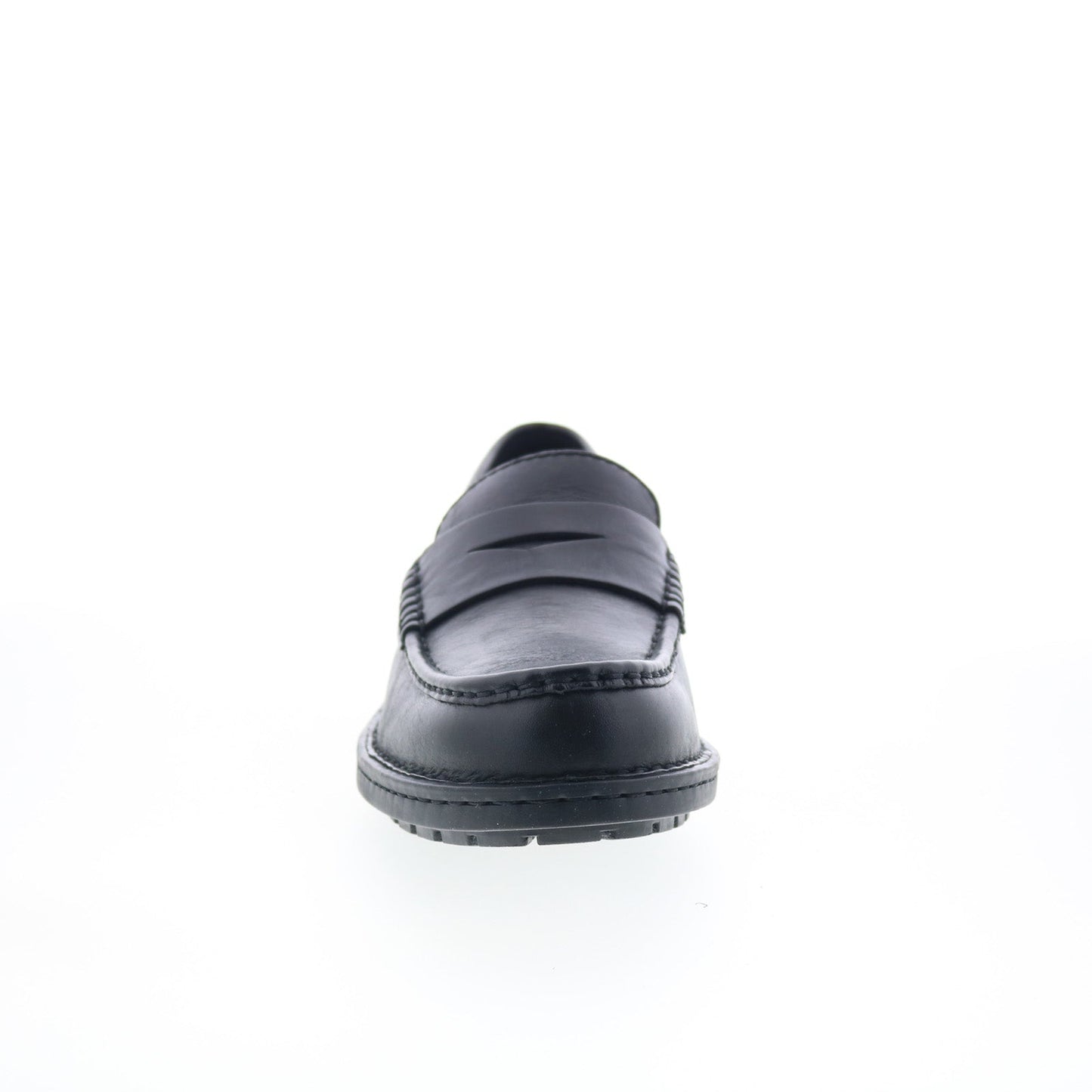Born Langley BM0018703 Mens Black Leather Loafers & Slip Ons Penny Shoes