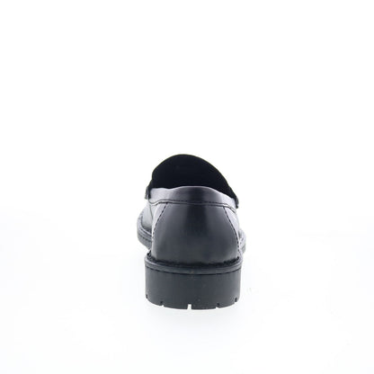 Born Langley BM0018703 Mens Black Leather Loafers & Slip Ons Penny Shoes