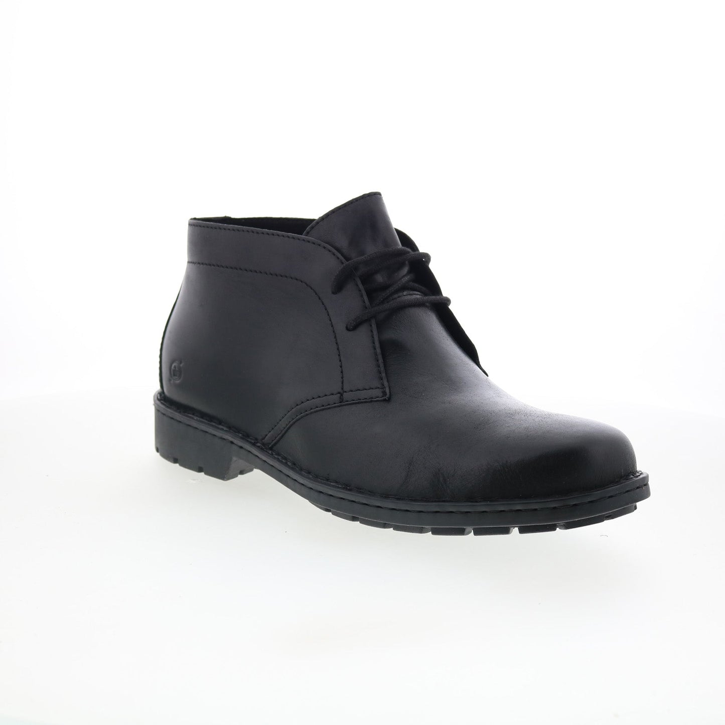 Born Lincoln BM0019503 Mens Black Leather Lace Up Chukkas Boots