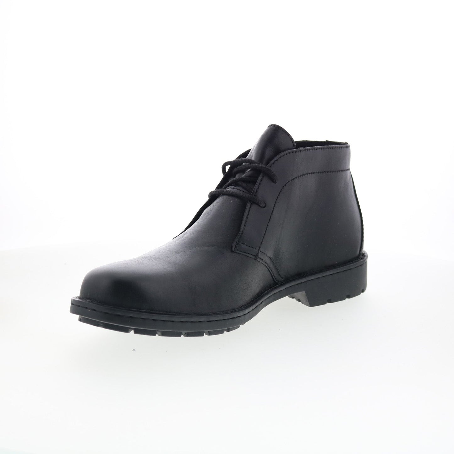 Born Lincoln BM0019503 Mens Black Leather Lace Up Chukkas Boots