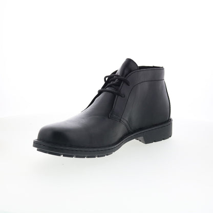 Born Lincoln BM0019503 Mens Black Leather Lace Up Chukkas Boots