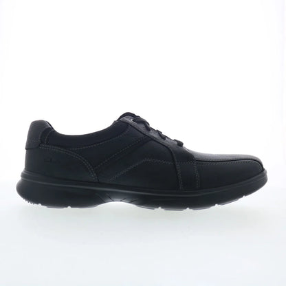 Clarks Bradley Walk 26153332 Mens Black Wide Oxfords & Lace Ups Casual Shoes