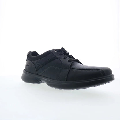 Clarks Bradley Walk 26153332 Mens Black Wide Oxfords & Lace Ups Casual Shoes