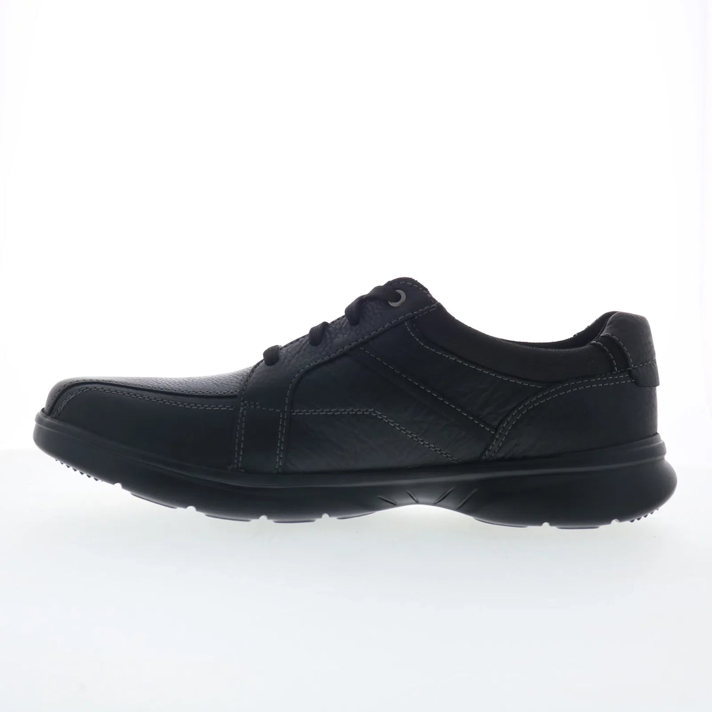 Clarks Bradley Walk 26153332 Mens Black Wide Oxfords & Lace Ups Casual Shoes