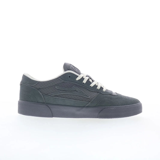 Lakai Cambridge Mens Gray Suede Lace Up Skate Inspired Sneakers Shoes