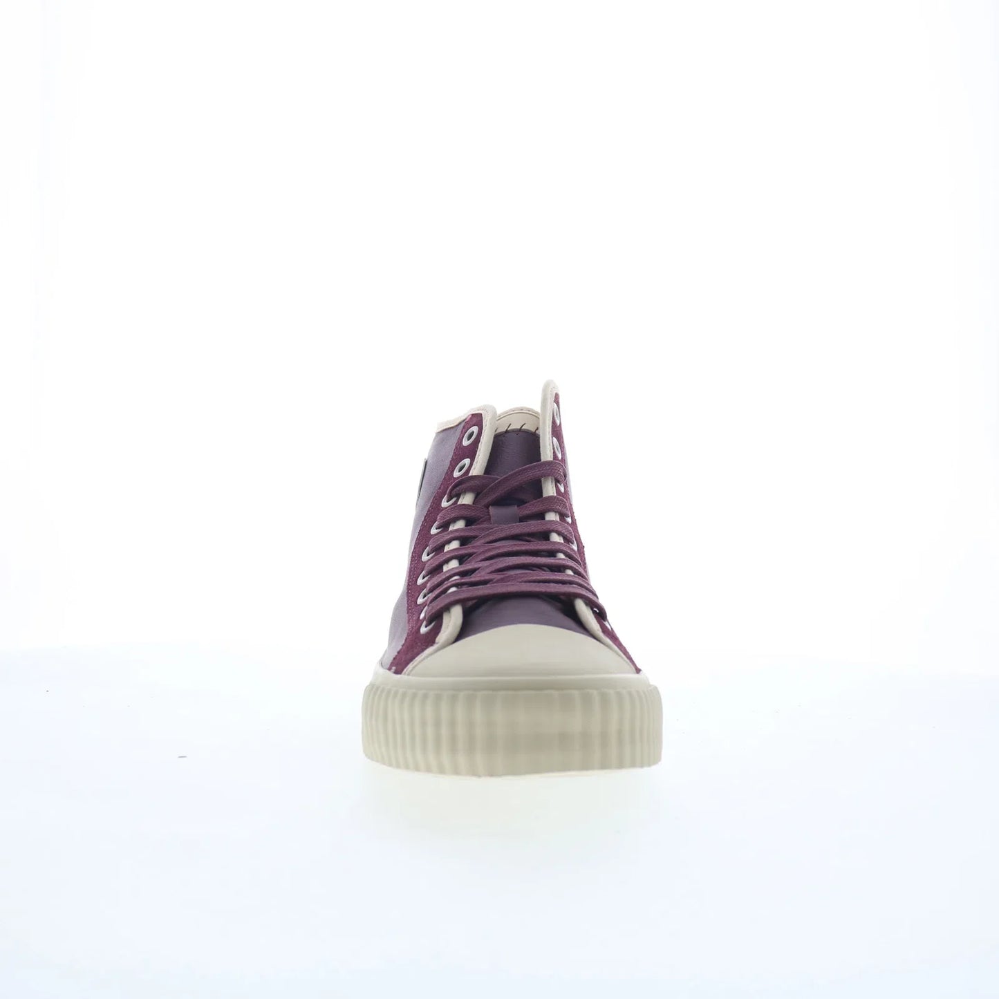 PF Flyers Center HI Vintage Mens Red Leather Lifestyle Sneakers Shoes