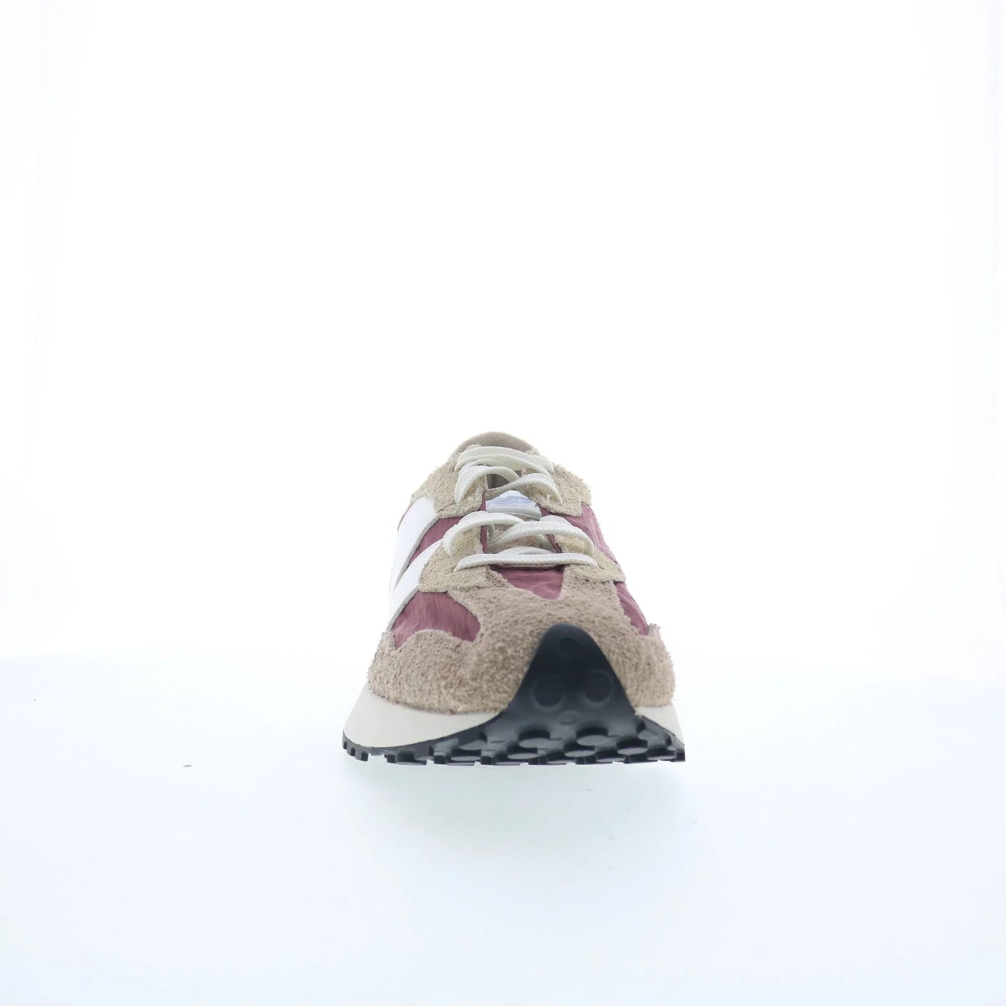New Balance 327 MS327CP Mens Beige Leather Lace Up Lifestyle Sneakers Shoes