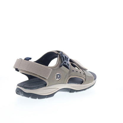 Dunham Nolan Water Friendly Mens Brown Extra Wide 4E Sport Sandals Shoes