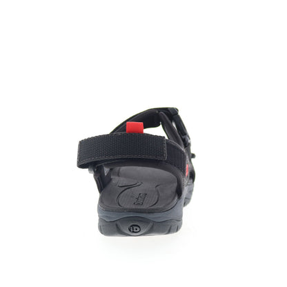 Dunham Nolan Water Friendly CH9116 Mens Black Leather Sport Sandals Shoes