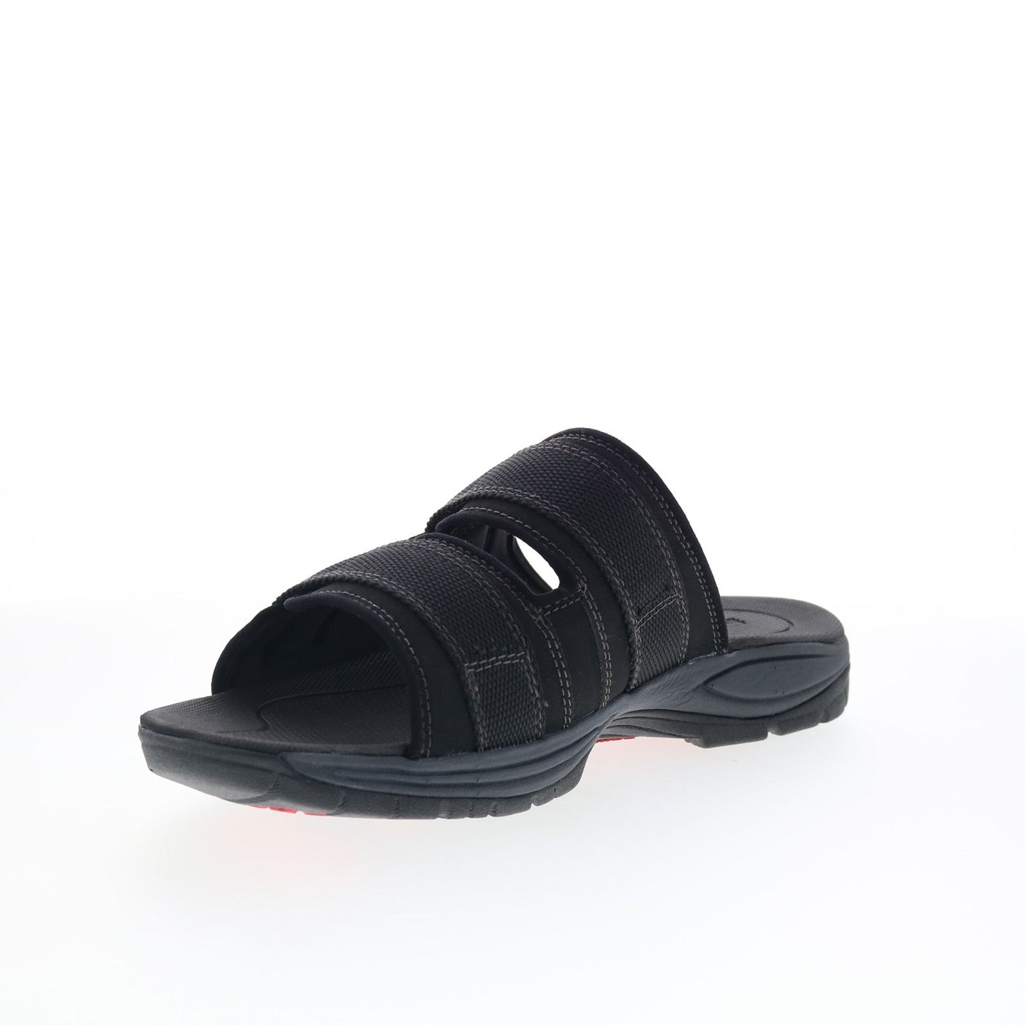 Dunham Newport Slide Water Friendly Mens Black Extra Wide 4E Sandals Shoes