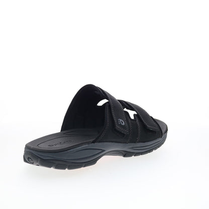 Dunham Newport Slide Water Friendly Mens Black Extra Wide 4E Sandals Shoes