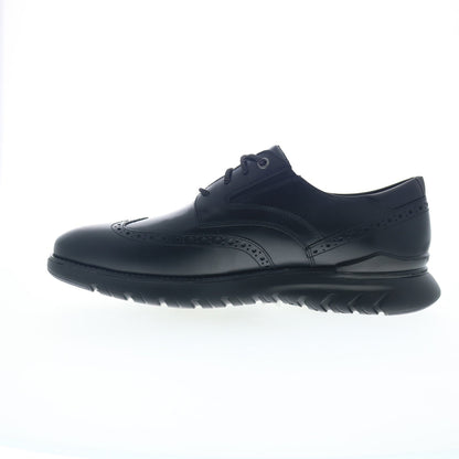 Rockport Total Motion Sport Wingtip Mens Black Oxfords & Lace Ups Shoes