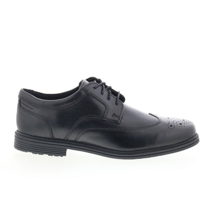 Rockport Taylor Wingtip Mens Black Wide Oxfords Wingtip & Brogue Shoes