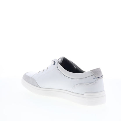 Rockport Total Motion Court Blucher Mens White Wide Sneakers Shoes