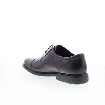 Rockport Charles Road Cap Toe CJ5032 Mens Burgundy Oxfords Cap Toe Shoes
