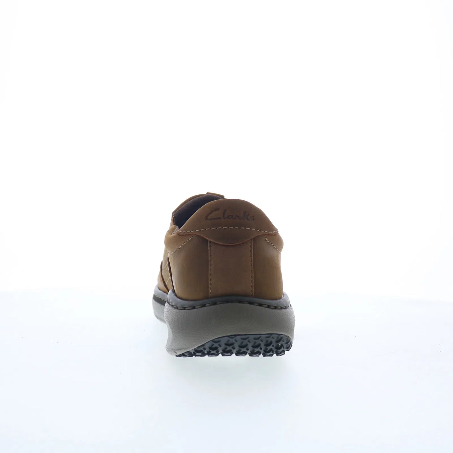 Clarks Pro Lace Mens Brown Wide Loafers & Slip Ons Casual Shoes