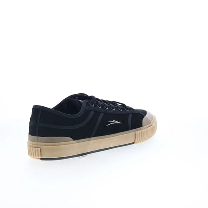 Lakai Conrad Elite Mens Black Suede Lace Up Skate Inspired Sneakers Shoes