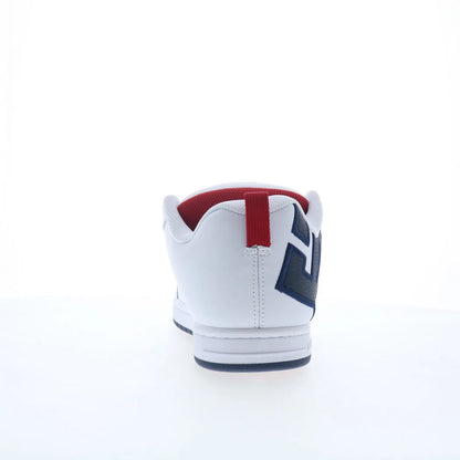 DC Court Graffik DC01661111-WHNYRD Mens White Skate Inspired Sneakers Shoes