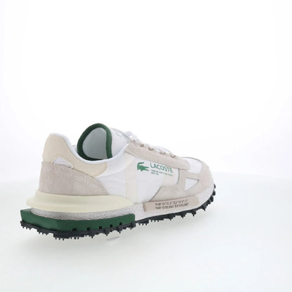 Lacoste Elite Active 1262 SMA Mens White Suede Lifestyle Sneakers Shoes