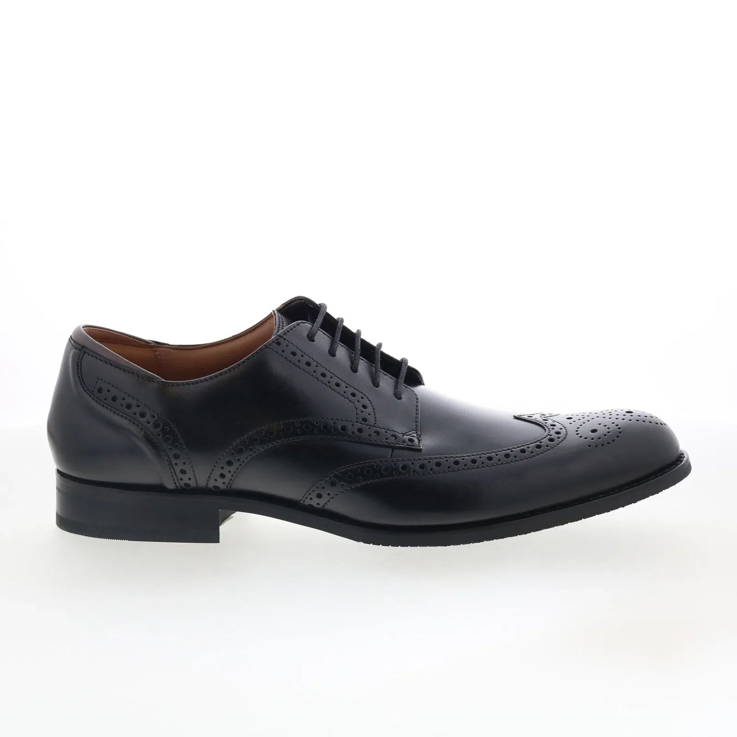 Clarks Craft Arlo Limit Mens Black Wide Oxfords & Lace Ups Wingtip Shoes