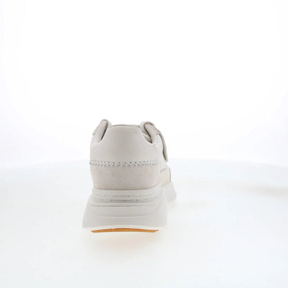 Clarks Craft Pace 26179691 Mens White Leather Lifestyle Sneakers Shoes