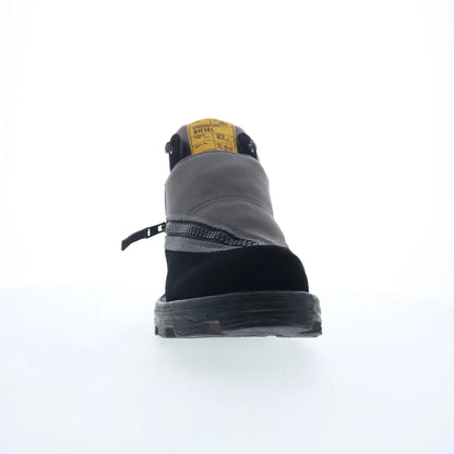 Diesel D-Hammer MB Y03000-P2590-T8013 Mens Black Suede Casual Dress Boots