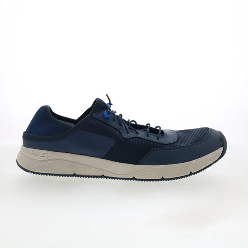 Clarks Davis Low 26164784 Mens Blue Leather Lace Up Lifestyle Sneakers Shoes