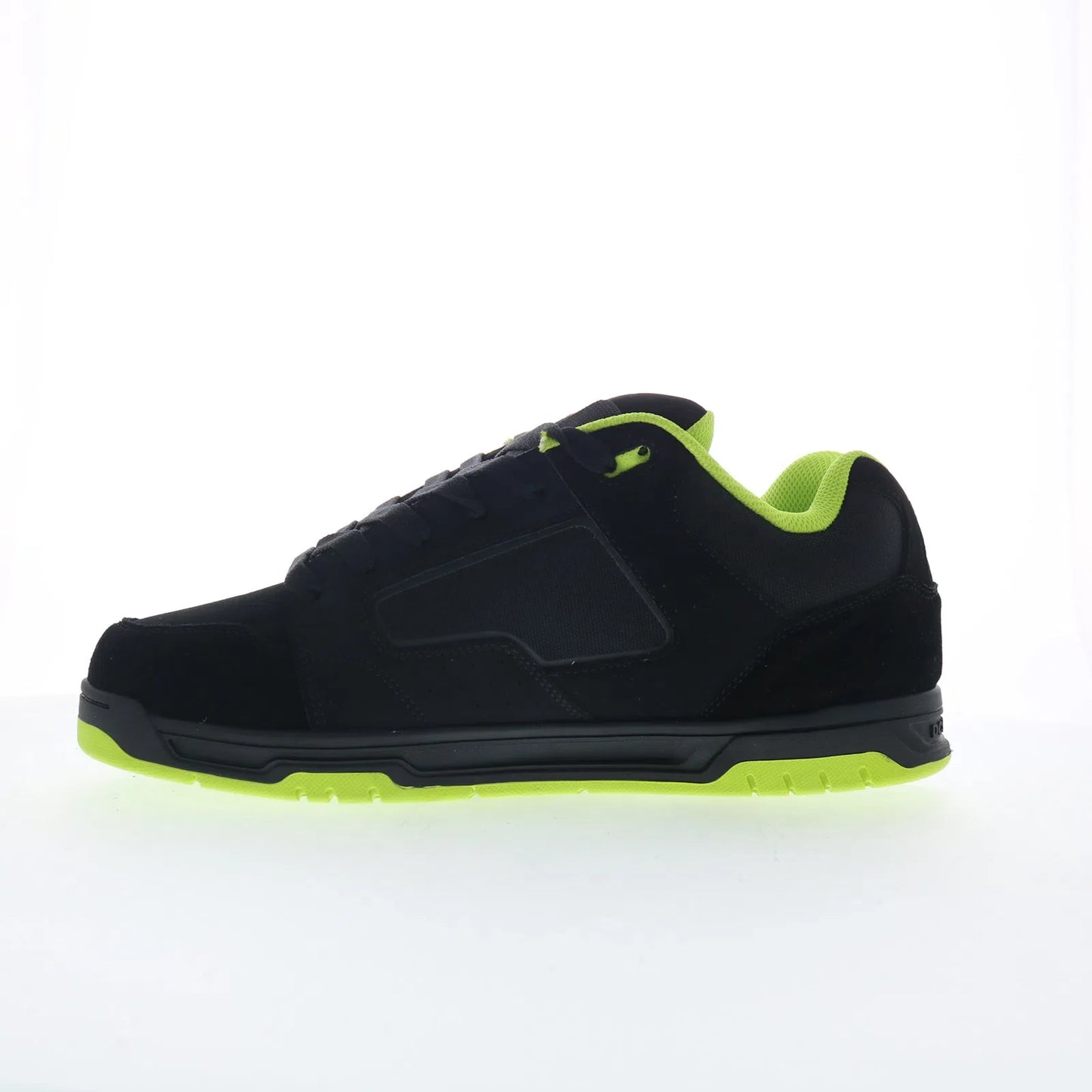 DC Coiler DC03011002-BLKLIM Mens Black Nubuck Skate Inspired Sneakers Shoes