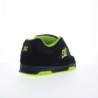 DC Coiler DC03011002-BLKLIM Mens Black Nubuck Skate Inspired Sneakers Shoes