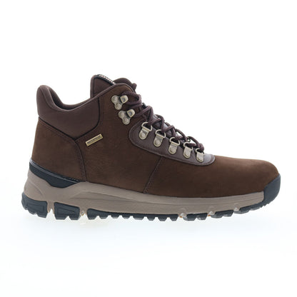 Dunham Alpine WP Lace Up Mid Mens Brown Extra Wide 4E Casual Dress Boots