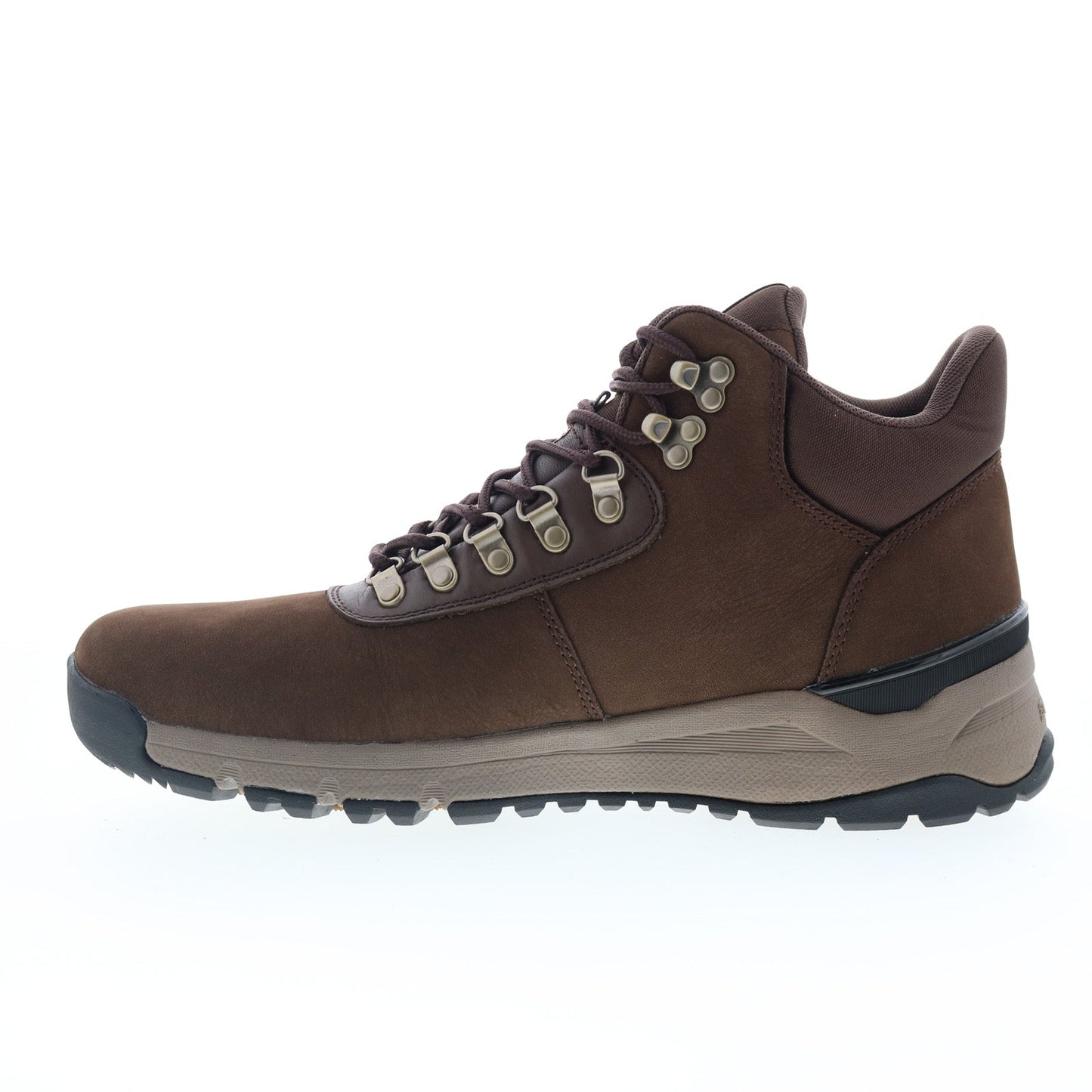 Dunham Alpine WP Lace Up Mid Mens Brown Extra Wide 4E Casual Dress Boots