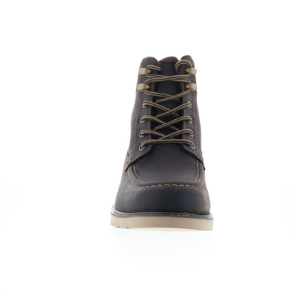 Dunham Brisco Waterproof Lace Up Mens Brown Extra Wide 4E Boots