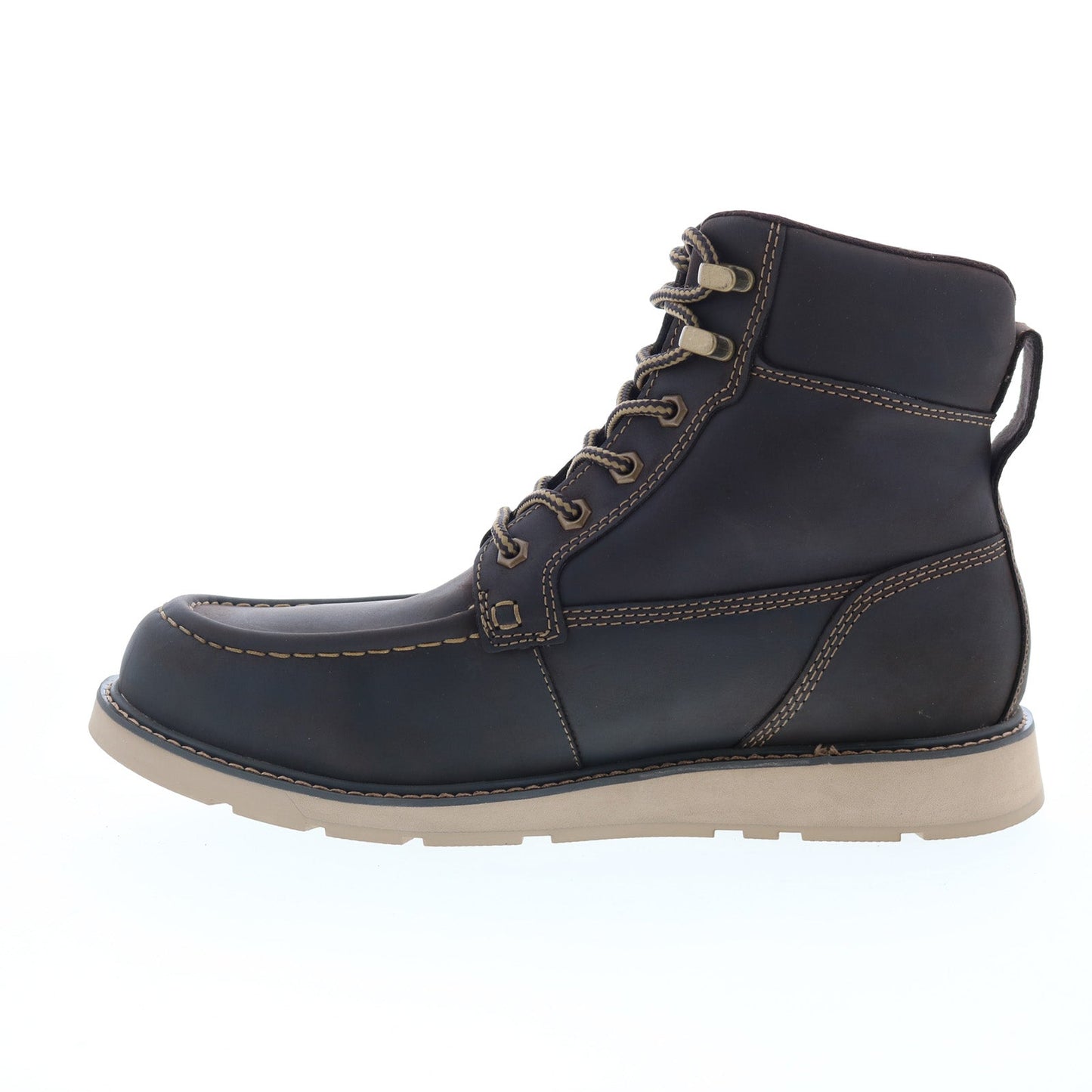 Dunham Brisco Waterproof Lace Up Mens Brown Extra Wide Casual Dress Boots