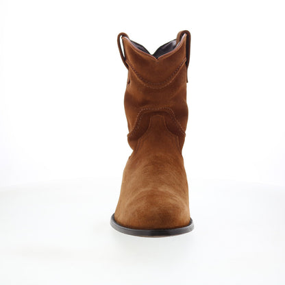 Dingo Stampede DI-806 Mens Brown Leather Slip On Western Boots