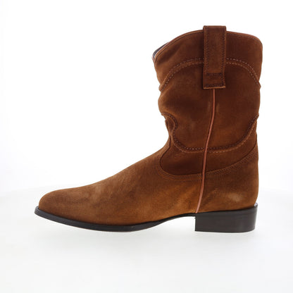 Dingo Stampede DI-806 Mens Brown Leather Slip On Western Boots
