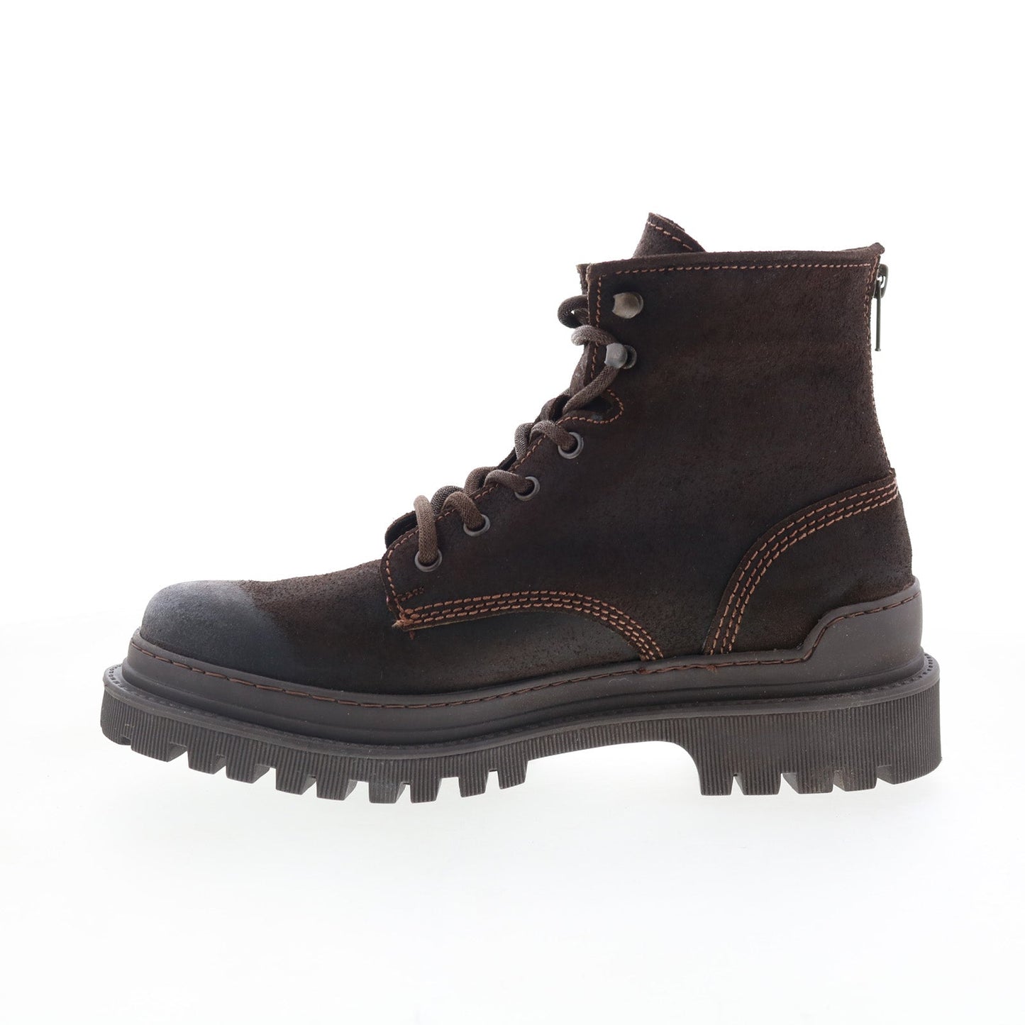 Dingo High Country DI-842 Mens Brown Leather Lace Up Casual Dress Boots