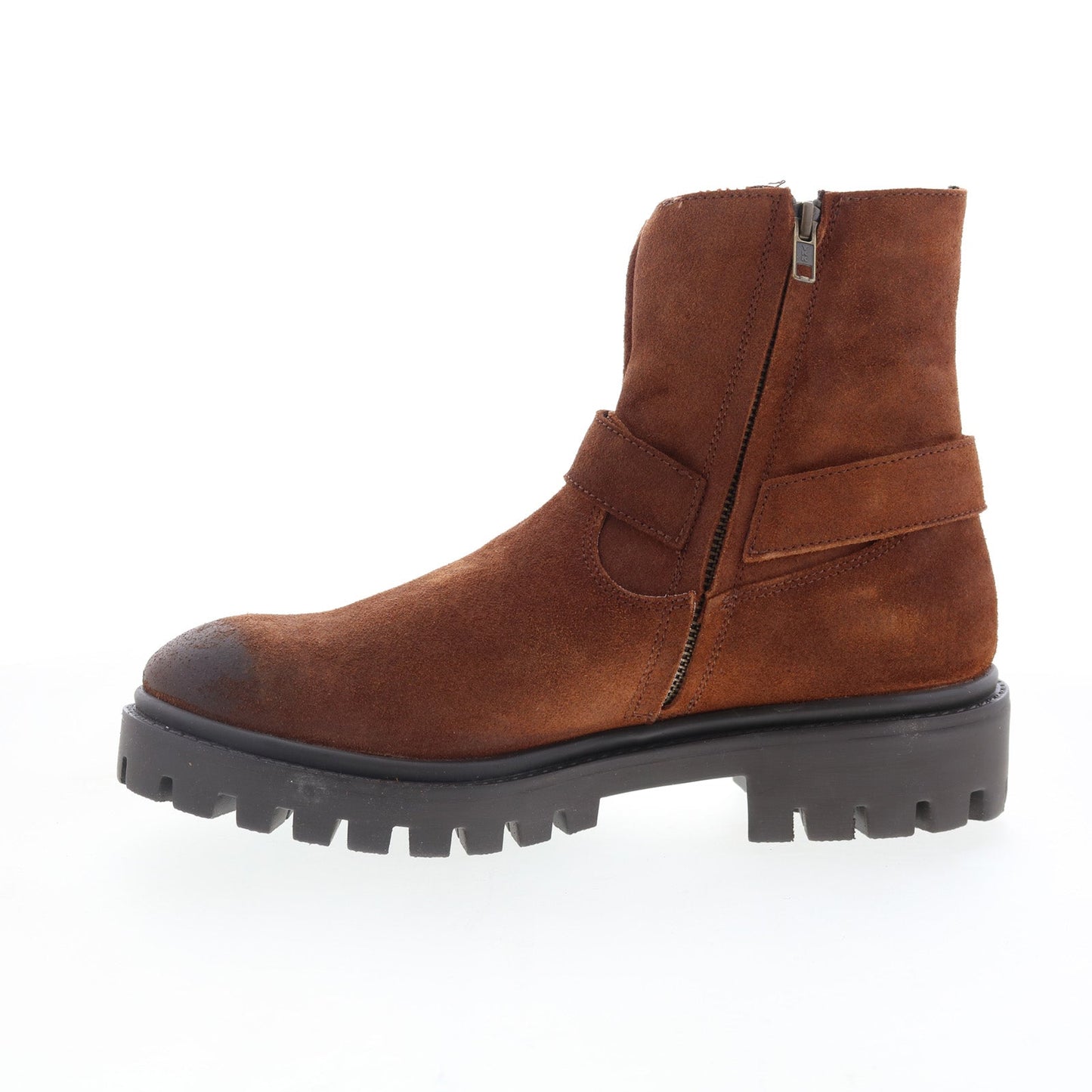 Dingo Road Trip DI-845 Mens Brown Leather Zipper Casual Dress Boots