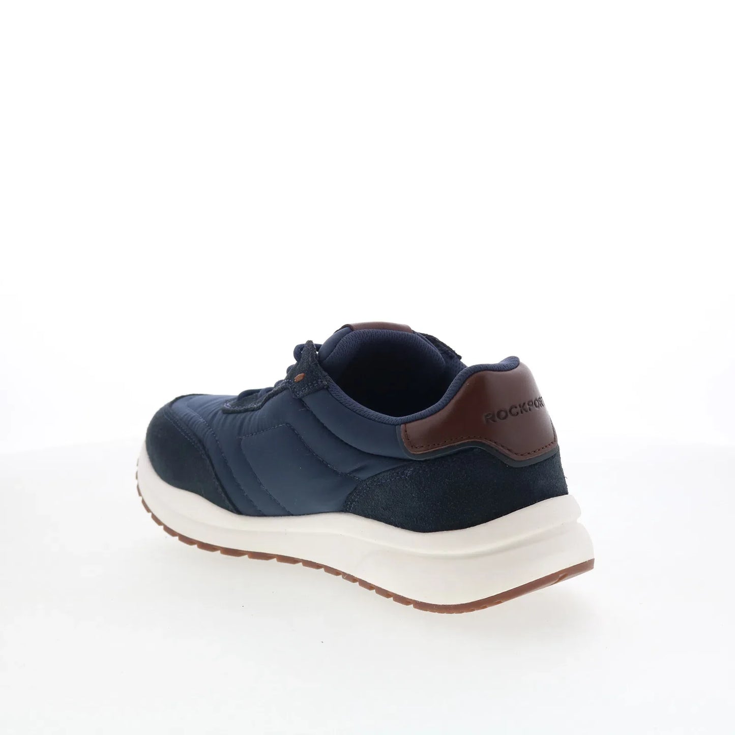 Rockport DMX Brock RMDMXBROCK Mens Blue Suede Lifestyle Sneakers Shoes