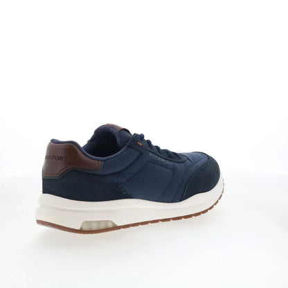 Rockport DMX Brock RMDMXBROCK Mens Blue Suede Lifestyle Sneakers Shoes