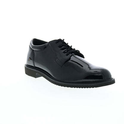 Bates Sentry Lux High Gloss E01851 Mens Black Oxfords Plain Toe Shoes