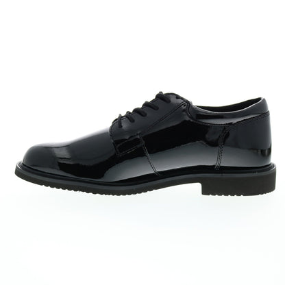 Bates Sentry Lux High Gloss E01851 Mens Black Oxfords Plain Toe Shoes