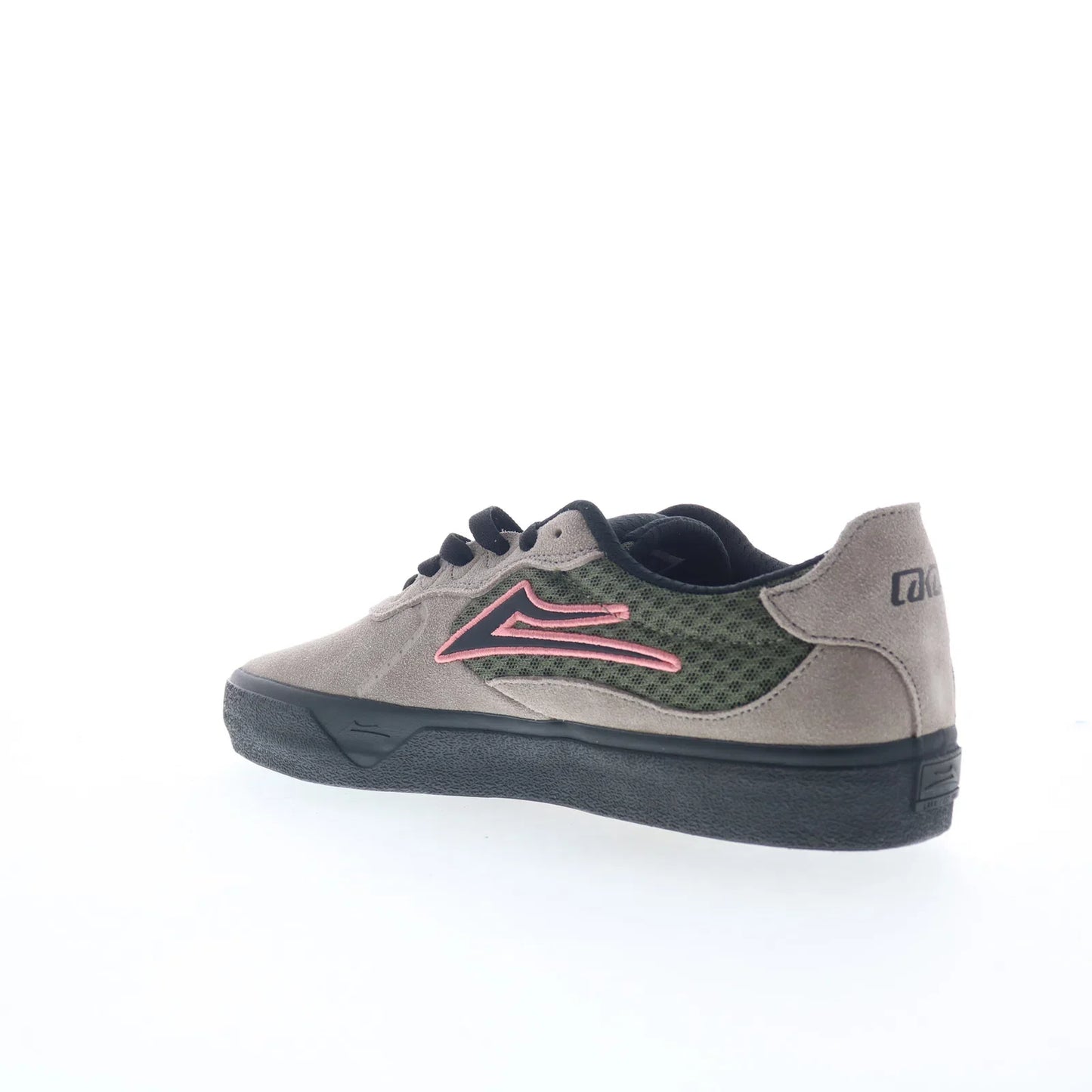 Lakai Essex Mens Gray Suede Lace Up Skate Inspired Sneakers Shoes