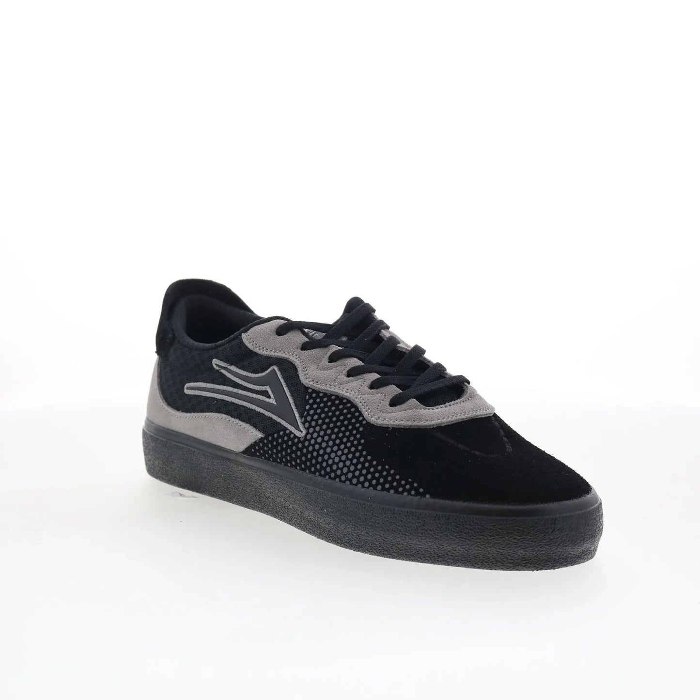 Lakai Essex Mens Black Suede Lace Up Skate Inspired Sneakers Shoes